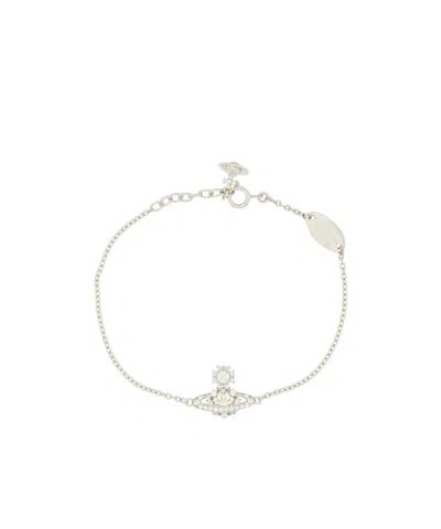 Vivienne Westwood Chain Bracelet In White