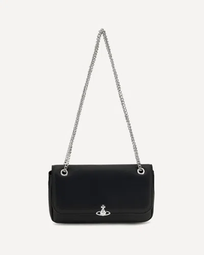 Vivienne Westwood Chain Crossbody Bag In Black