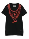 Vivienne Westwood Chain-print T-shirt In Black