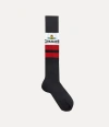 Vivienne Westwood Chaos Sock Chaos Jacq. 9-11 Unisex In Black
