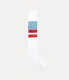 Vivienne Westwood Chaos Sock Chaos Jacq. White 9-11 Unisex In Multi