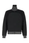 Vivienne Westwood Cotton Blend Cardigan High Collar In Gray