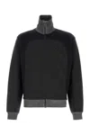 Vivienne Westwood Cotton Blend Cardigan High Collar In Black