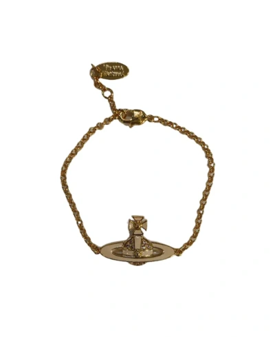 Vivienne Westwood Charm Bracelet In Yellow