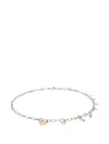 Vivienne Westwood Multi Charm Two-tone Chain Belt In Metallic