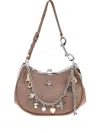 Vivienne Westwood Charm Clasp-frame Shoulder Bag In Neutral