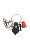 Vivienne Westwood 'i Love Orb' Key-ring In 银色