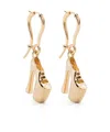 Vivienne Westwood Heel Drop Earrings Polished Finish