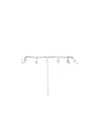 Vivienne Westwood Charm Embellished Chain Belt In White