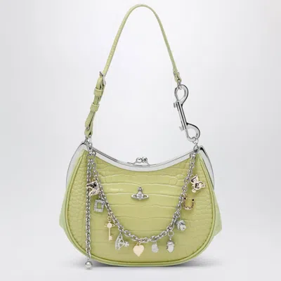 Vivienne Westwood Charm Frame Purse -  - Leather - Green