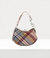 Vivienne Westwood Charm Frame Purse Nubuck Tartan Mc-haze One Size Women In Mc-haze