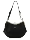 Vivienne Westwood Charm Frame Shoulder Bag In Black