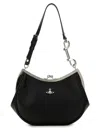 Vivienne Westwood Charm Frame Shoulder Bag In Black
