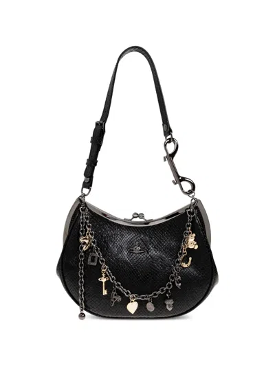Vivienne Westwood Charm Frame Schultertasche In Black