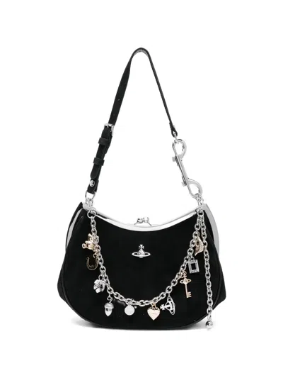 Vivienne Westwood Charm Frame Shoulder Bag In Pattern