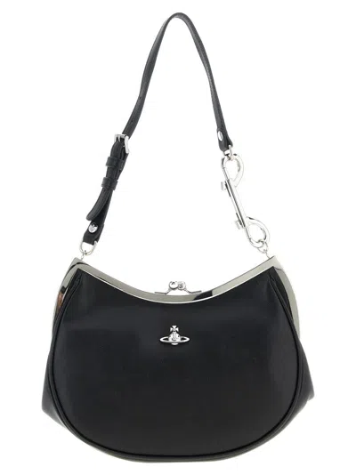 Vivienne Westwood 'charm Frame' Shoulder Bag In Brown