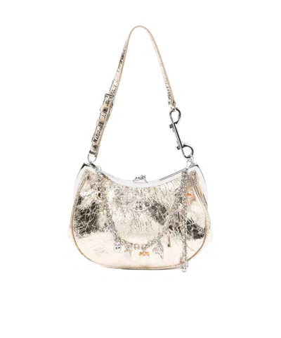 Vivienne Westwood Charm Frame Shoulder Bag In Gold