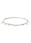 Vivienne Westwood Charm Silver-plated Chain Belt In Silver