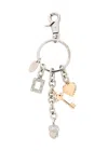 Vivienne Westwood Charms Keyring In Silver