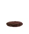 Vivienne Westwood Check Beret In Brown