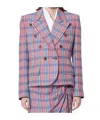Vivienne Westwood Check-pattern Double-breasted Blazer