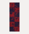 Vivienne Westwood Check Board Stole Navy Blue Checkboard Unisex In Blue