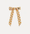Vivienne Westwood Check Orb Hair Clip Yellow Check Orbs Women In Yellow