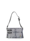 Vivienne Westwood Check Pattern Cotton Shoulder Bag In Gray