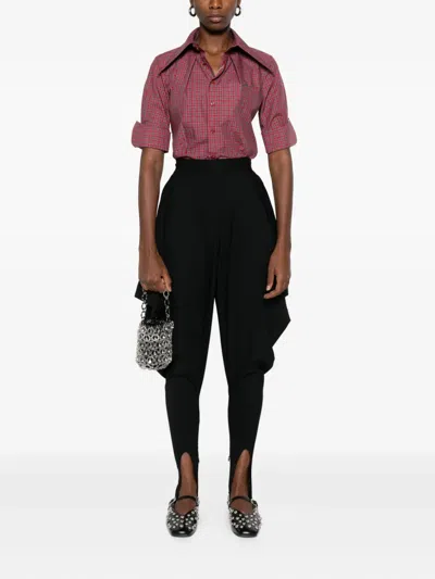 Vivienne Westwood Checked Cotton Shirt In Pink
