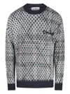 Vivienne Westwood Crew Neck Sweater With Ribbed Cuffs And Hem In Black