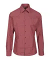 Vivienne Westwood Checked Long-sleeved Shirt In Red