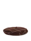 Vivienne Westwood Checked-pattern Beret In Brown