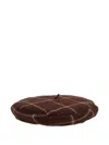 Vivienne Westwood Checked-pattern Beret In Brown