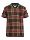 Vivienne Westwood Multicolor Polo Shirt With Orb Decoration On The Chest And All-over Tartan Motif In Cotton Man In Multi