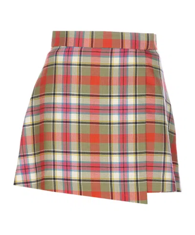 VIVIENNE WESTWOOD VIVIENNE WESTWOOD CHECKED MINI SKIRT