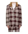 Vivienne Westwood Checked Suit Coat In Multicolor