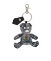 Vivienne Westwood Checked Teddy Bear Keychain