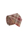 Vivienne Westwood Checked Tie In Brown