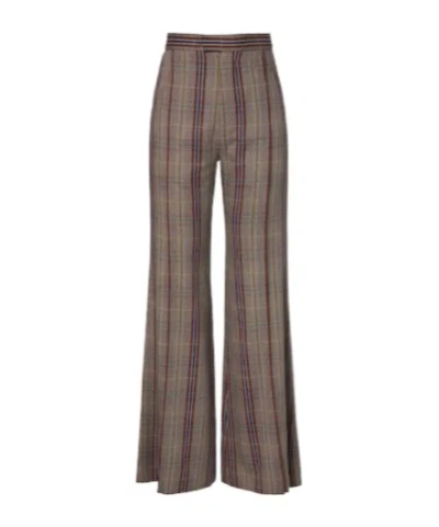 Vivienne Westwood Checked Wide-leg Pants In Multi