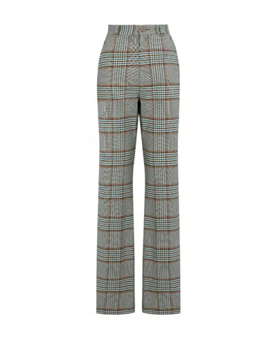 VIVIENNE WESTWOOD RAY TARTAN CHECK-PATTERN TROUSERS