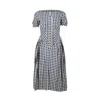 Vivienne Westwood Checkered Midi Dress - '00s In Black