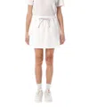 Vivienne Westwood Pleated Skirt With Drawstring And Pockets In White