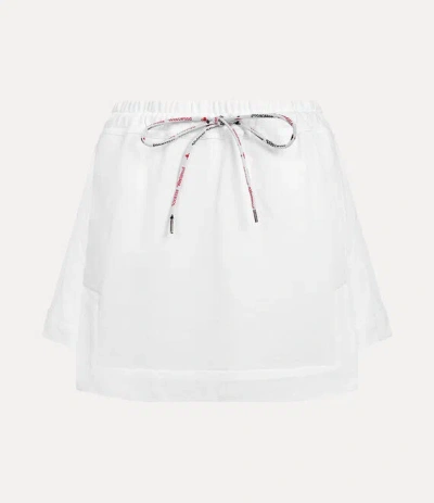 Vivienne Westwood Cheerleader Skirt Light Organic Felpa White S Women