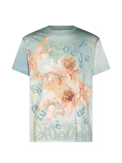 Vivienne Westwood Cherub-print T-shirt In Blue