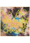 Vivienne Westwood Cherubs Printed Chiffon Scarf In Yellow