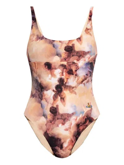 VIVIENNE WESTWOOD VIVIENNE WESTWOOD CHERUBS STRAIGHT LINE SWIMSUIT CLOTHING