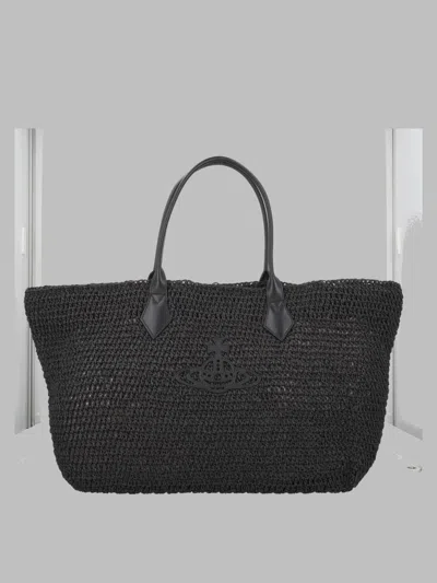 Vivienne Westwood Chic Handcrafted Mini Handbag In Black