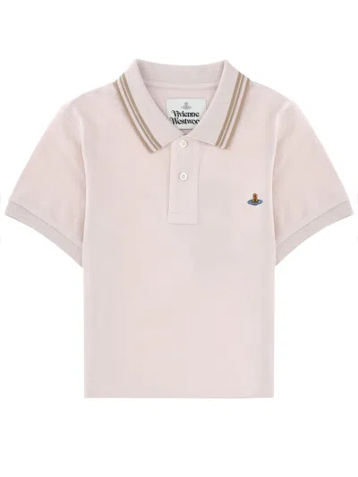 Vivienne Westwood Chic Polo Shirt For Women - Ss26 Collection In Neutral