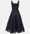 Vivienne Westwood Chichi Cotton-blend Maxi Dress In Black