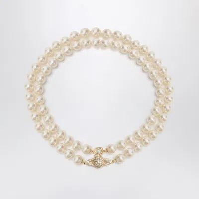 Vivienne Westwood Choker Graziella With Synthetic Pearls